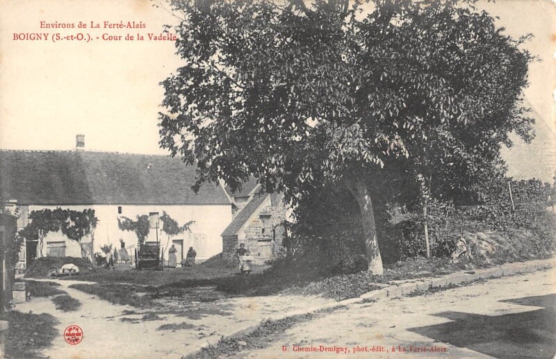 Carte postale ancienne Boigny - Cour De La Vadelle