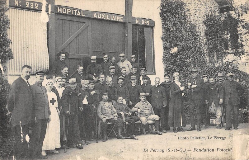Carte postale ancienne Le Perray En Yvelines - Fondation Potocki - Hopital Auxiliaire N° 292 au Perray-en-Yvelines
