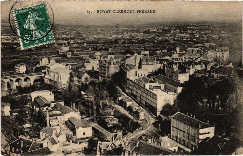 Carte postale ancienne Clermont-Ferrand Vue Generale France à Clermont-Ferrand