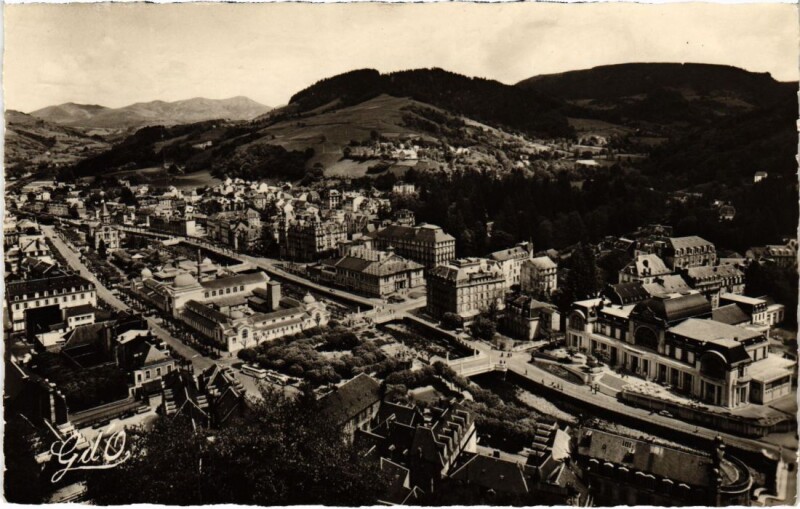 Carte postale ancienne La Bourboule Vue Generale France à La Bourboule