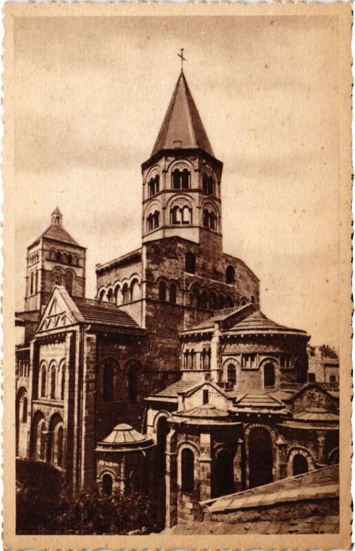Carte postale ancienne Clermont-Ferrand Notre-Dame du Port France à Clermont-Ferrand