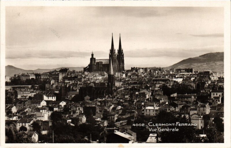 Carte postale ancienne Clermont-Ferrand Vue Generale France à Clermont-Ferrand