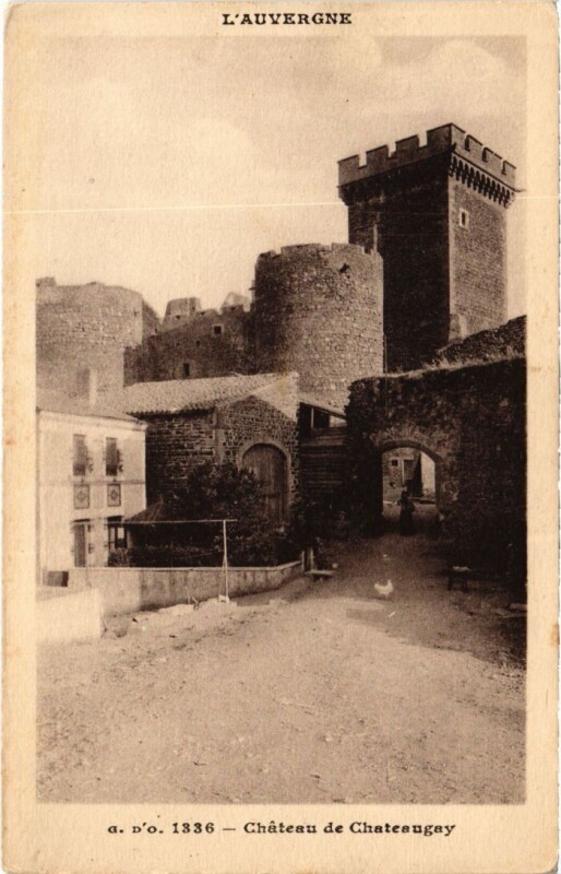 Carte postale ancienne Chateau de Chateaugay France