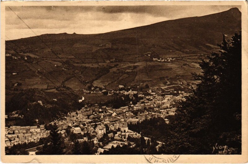 Carte postale ancienne La Bourboule Vue Panoramique prise du Funiculaire France à La Bourboule