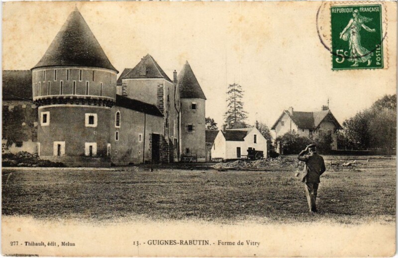 Carte postale ancienne Guignes Ferme de Vitry France à Guignes