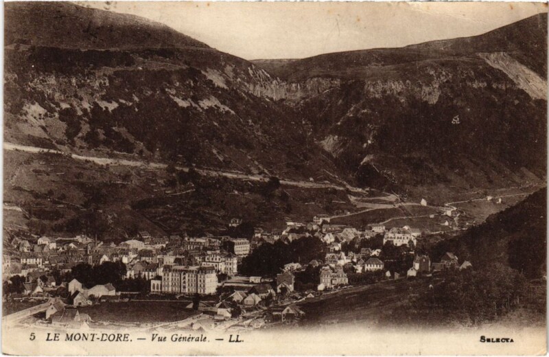 Carte postale ancienne Le Mont Dore Vue Generale France à Mont-Dore