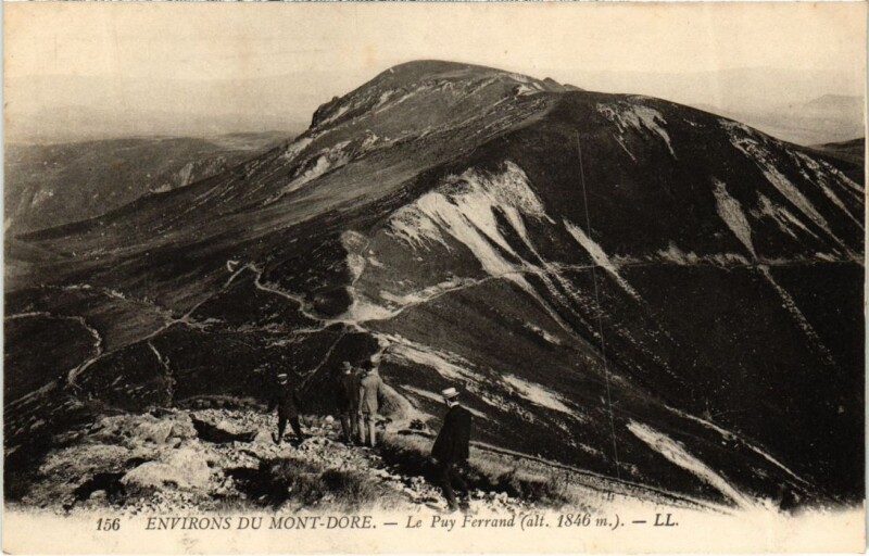 Carte postale ancienne Env du Mont-Dore Le Puy Ferrand France à Mont-Dore
