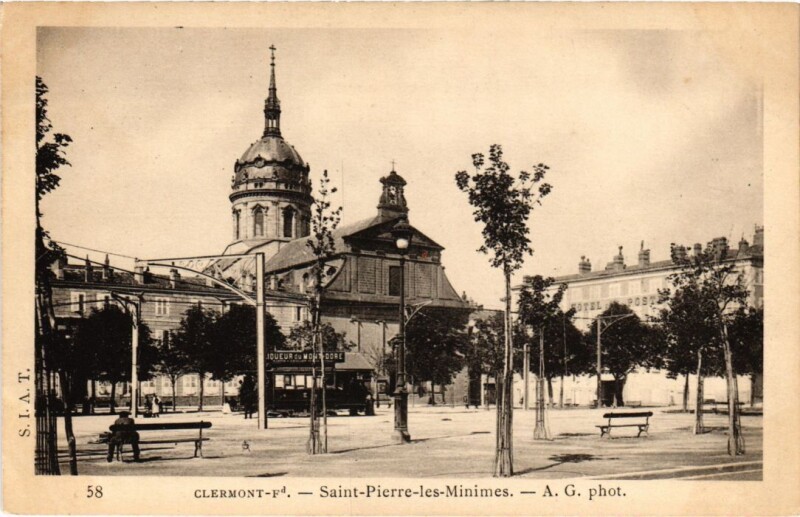 Carte postale ancienne Clermont-Ferrand St.Pierre les Minimes France à Clermont-Ferrand