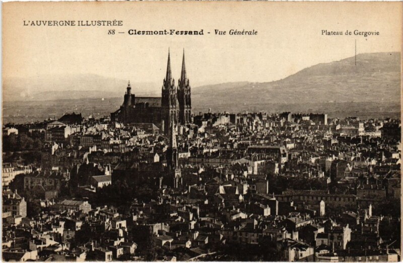 Carte postale ancienne Clermont-Ferrand Vue Generale France à Clermont-Ferrand