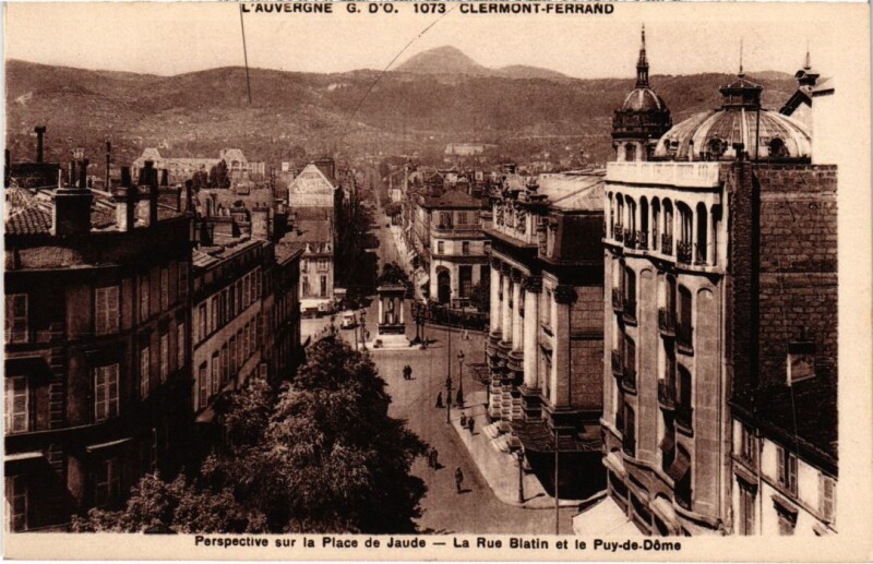 Carte postale ancienne Clermont-Ferrand La Rue Blatin France à Clermont-Ferrand