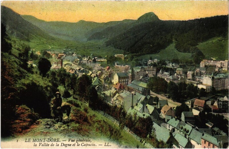 Carte postale ancienne Le Mont Dore Vue Generale France à Mont-Dore