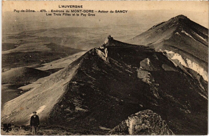 Carte postale ancienne Env du Mont-Dore Autour du Sancy France à Mont-Dore