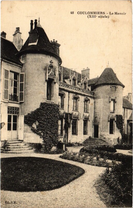 Carte postale ancienne Coulommiers Le Manoir France à Coulommiers