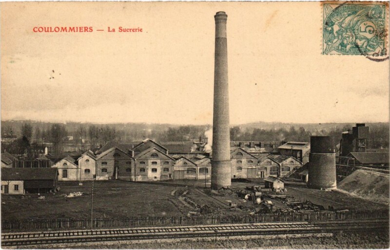 Carte postale ancienne Coulommiers La Sucrerie France à Coulommiers