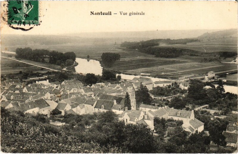 Carte postale ancienne Nanteuil Vue Generale France