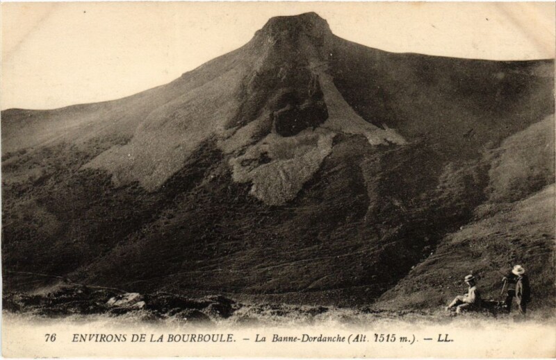 Carte postale ancienne Env de La Bourboule La Banne-Doranche France à La Bourboule