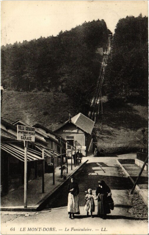 Carte postale ancienne Le Mont Dore Le Funiculaire France à Mont-Dore