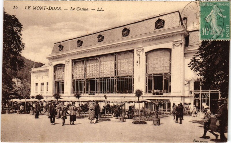 Carte postale ancienne Le Mont Dore Le Casino France à Mont-Dore