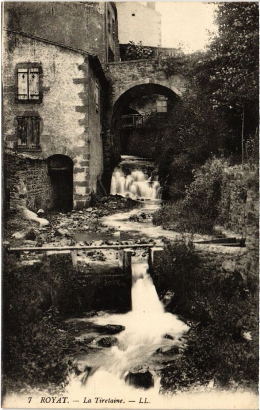 Carte postale ancienne Royat La Tiretaine France à Royat
