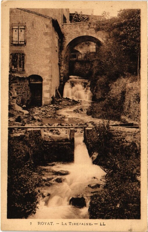 Carte postale ancienne Royat La Tiretaine France à Royat