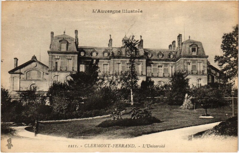 Carte postale ancienne Clermont-Ferrand L'Universite France à Clermont-Ferrand