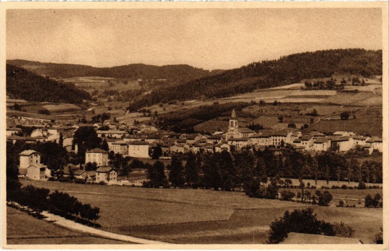 Carte postale ancienne Auvergne Vue Generale de St.Antheme France