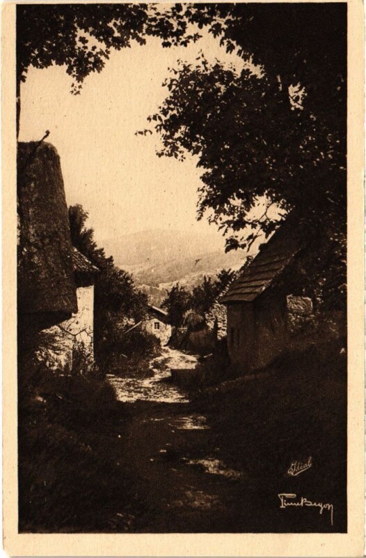 Carte postale ancienne Livardois Le Cheix de Valcivieres France au Cheix