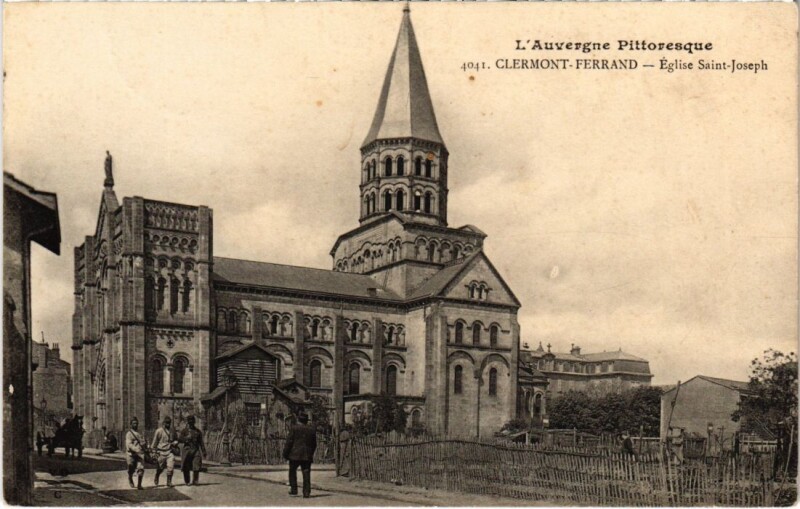Carte postale ancienne Clermont-Ferrand Eglise Saint-Joseph France à Clermont-Ferrand