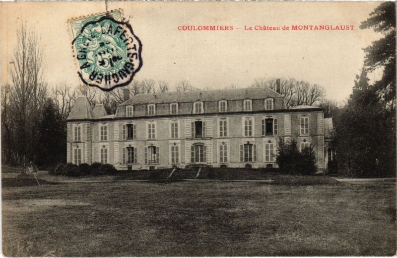 Carte postale ancienne Coulommiers Le Chateau de Montanglaust France à Coulommiers