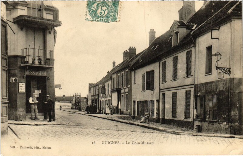 Carte postale ancienne Guignes Le Coin Musard France à Guignes