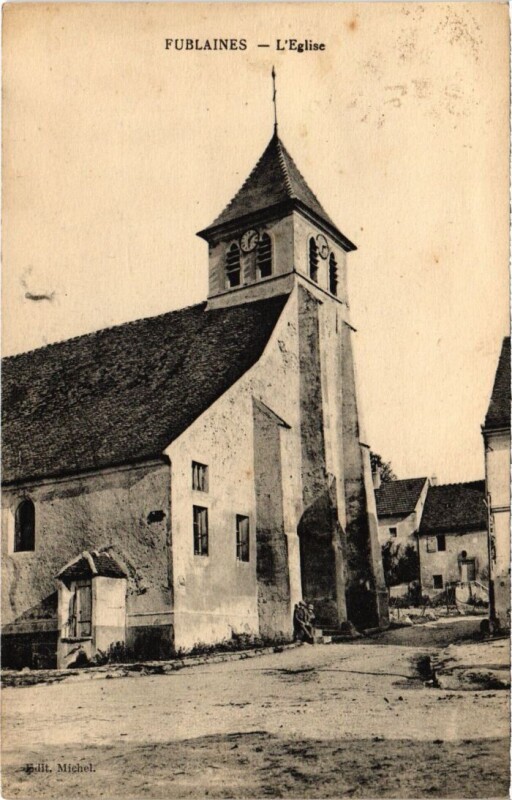 Carte postale ancienne Fublaines L'Eglise France à Fublaines
