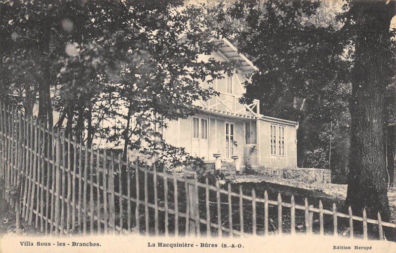 Carte postale ancienne Bures - La Hacquiniere - Villa Sous Les Branches