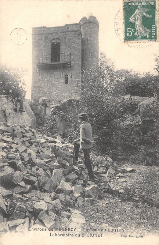 Carte postale ancienne Env. De Mennecy - La Tour Du Buisson - Laboratoire Du Docteur Lionet à Mennecy