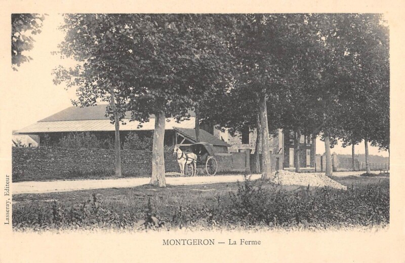 Carte postale ancienne Montgeron / La Ferme à Montgeron
