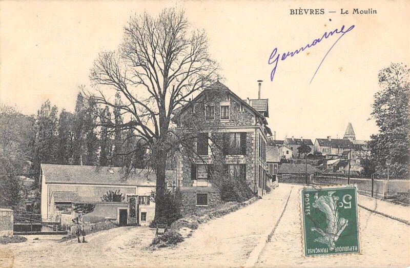 Carte postale ancienne Bievres - Le Moulin