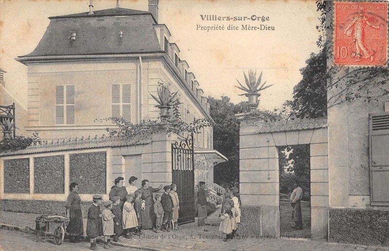 Carte postale ancienne Villiers Sur Orge - Propriete Dite Mere Dieu à Villiers-sur-Orge