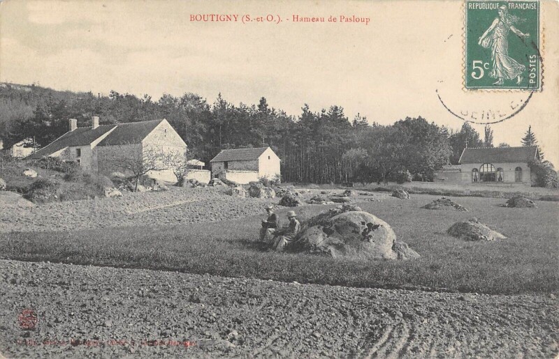 Carte postale ancienne Boutigny - Hameau De Pasloup