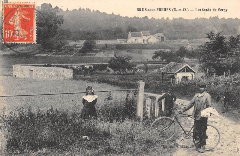 Carte postale ancienne Briis Sous Forges - Les Fonds De Serpy - cpa rare à Briis-sous-Forges