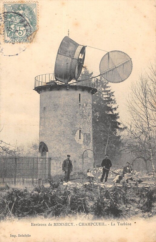 Carte postale ancienne Champcueil - La Turbine à Champcueil