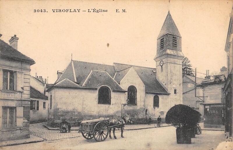 Carte postale ancienne Viroflay Eglise à Viroflay