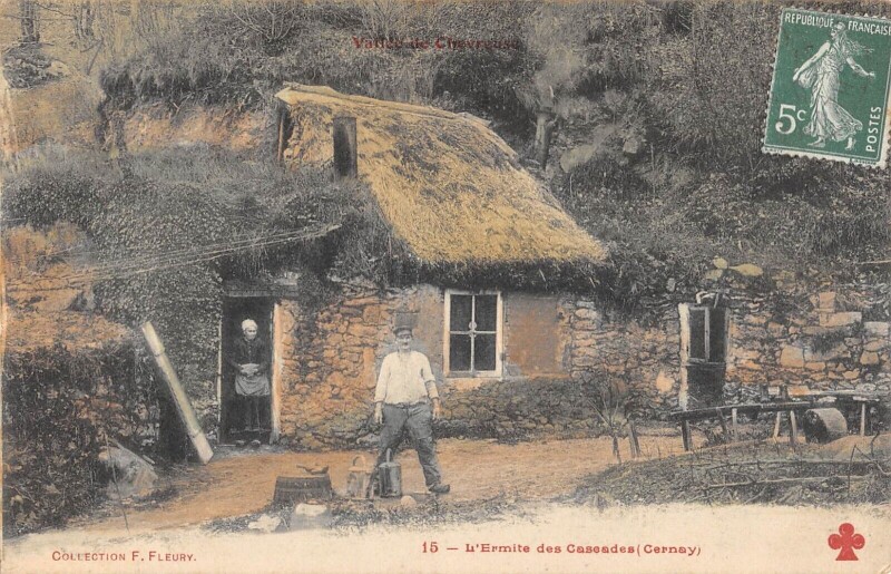 Carte postale ancienne L'Ermite Des Cascades Cernay