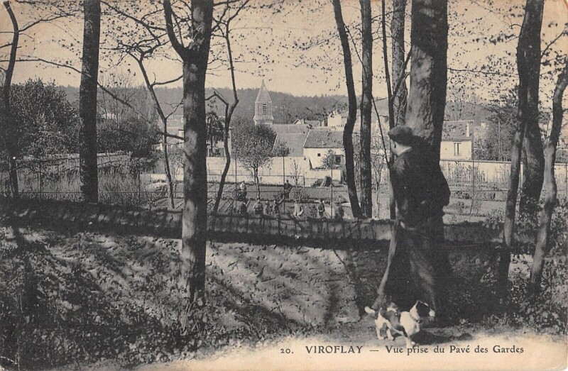 Carte postale ancienne Viroflay Vue Prise Du Rocher Des Gardes à Viroflay