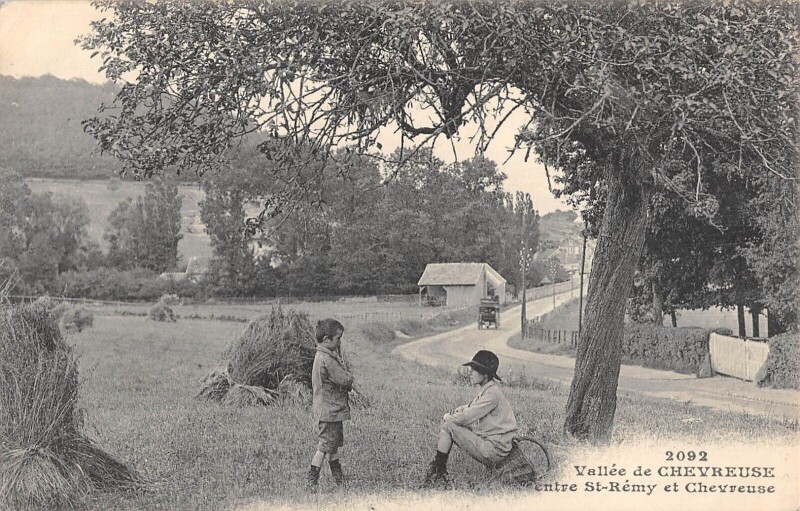 Carte postale ancienne Vallee De Chevreuse Entre Saint Remy Et Chevreuse à Chevreuse