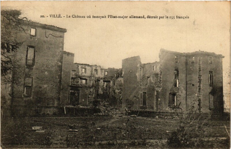 Carte postale ancienne Ville - Le Chateau à Villé