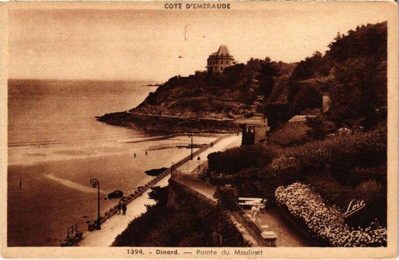 Carte postale ancienne Dinard- Pointe du Moulinet France à Dinard