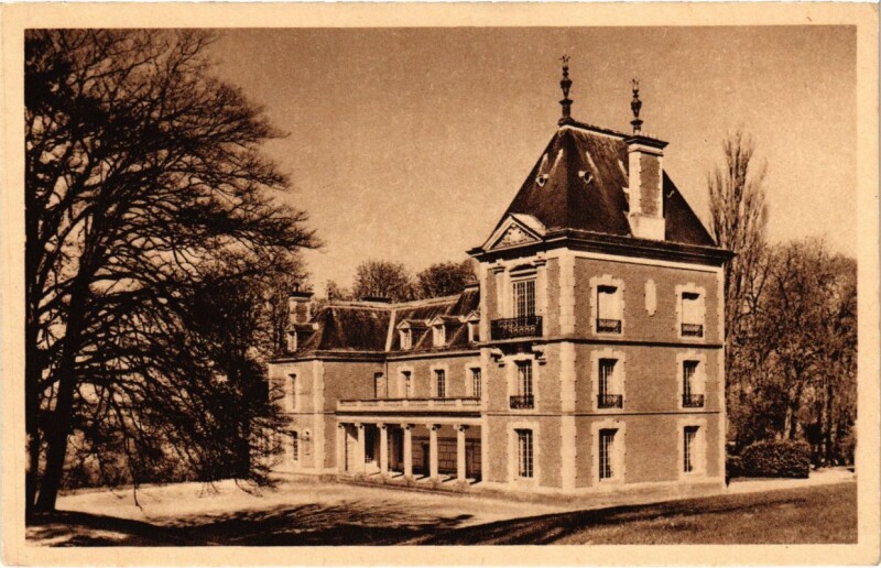 Carte postale ancienne Brueil-en-Vexin - Chateau de la Charte à Brueil-en-Vexin