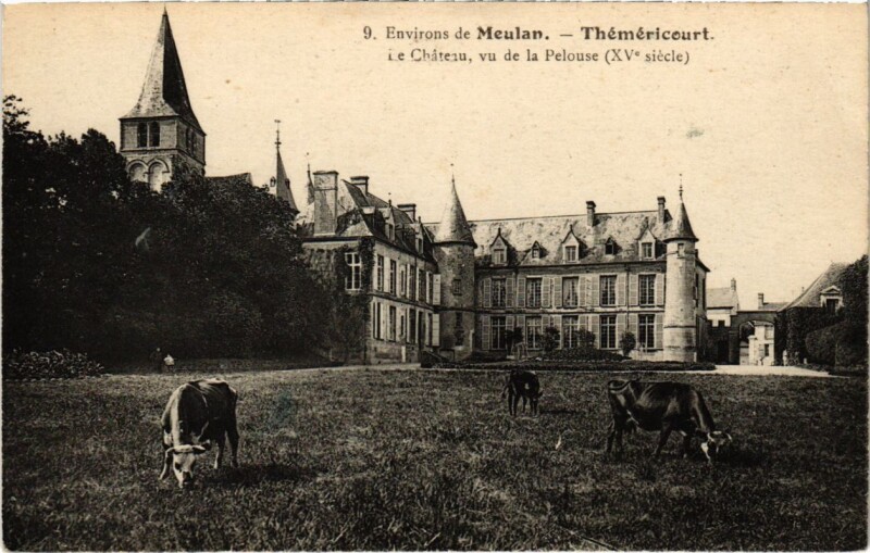 Carte postale ancienne Env. de Meulan - Themericourt