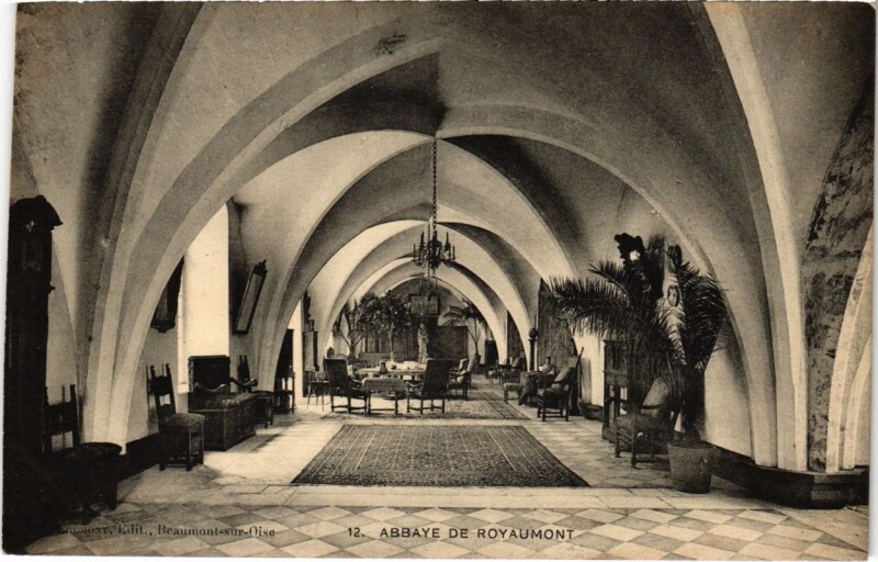 Carte postale ancienne Abbaye de Royaumont