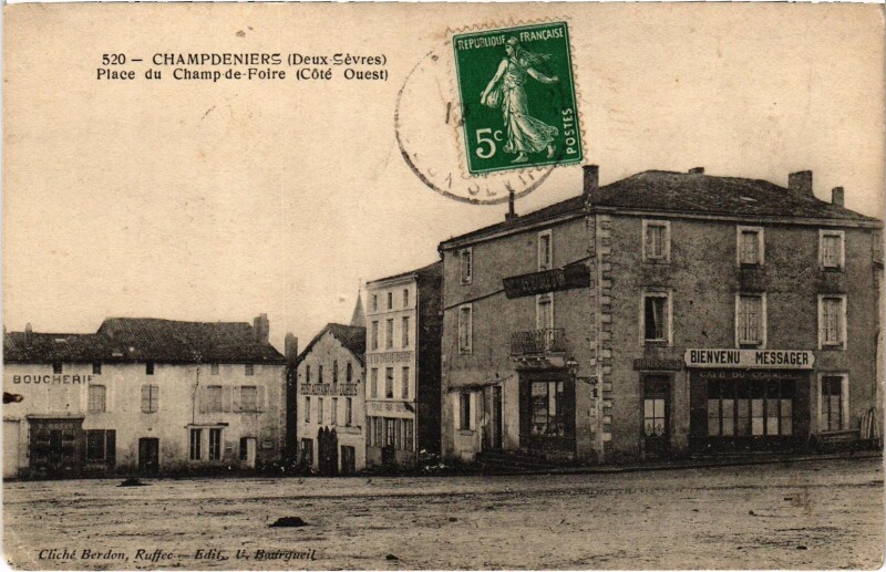 Carte postale ancienne Champdeniers à Champdeniers