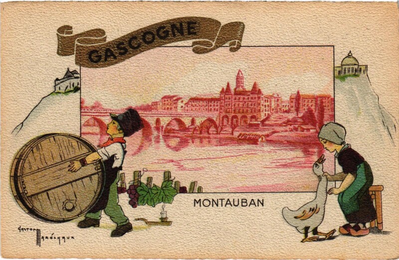 Carte postale ancienne Montauban Gascogne à Montauban
